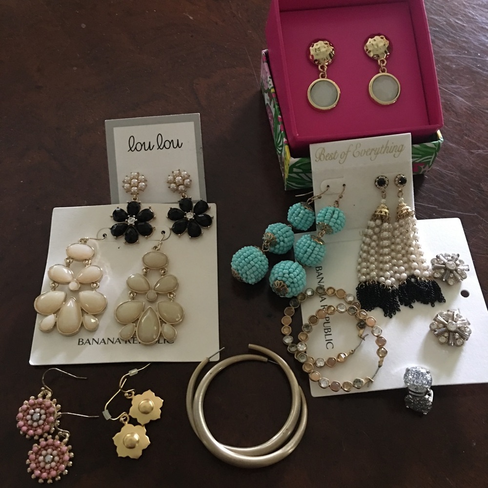 Lilly Pulitzer,Kate Spade &more 11 pairs earrings